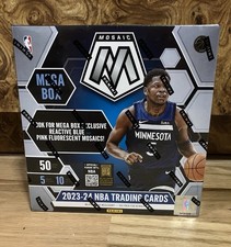 2023-24 Panini Mosaic NBA Basketball Factory Sealed Mega Box