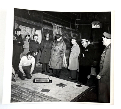 1949 Marks Air Force Base Nome Alaska Map Survey Joint Chiefs VTG Press Photo