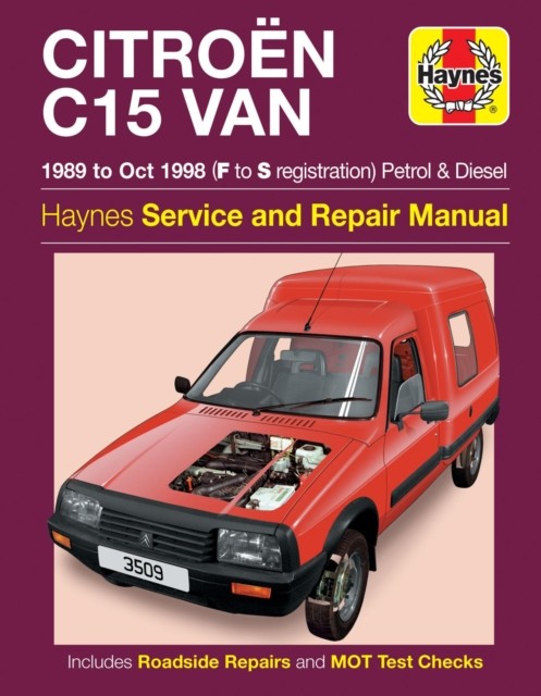 Citroen C15 Van Petrol & Diesel (89 - Oct 98) Haynes Repair Manual (PB 1999) - Image 4