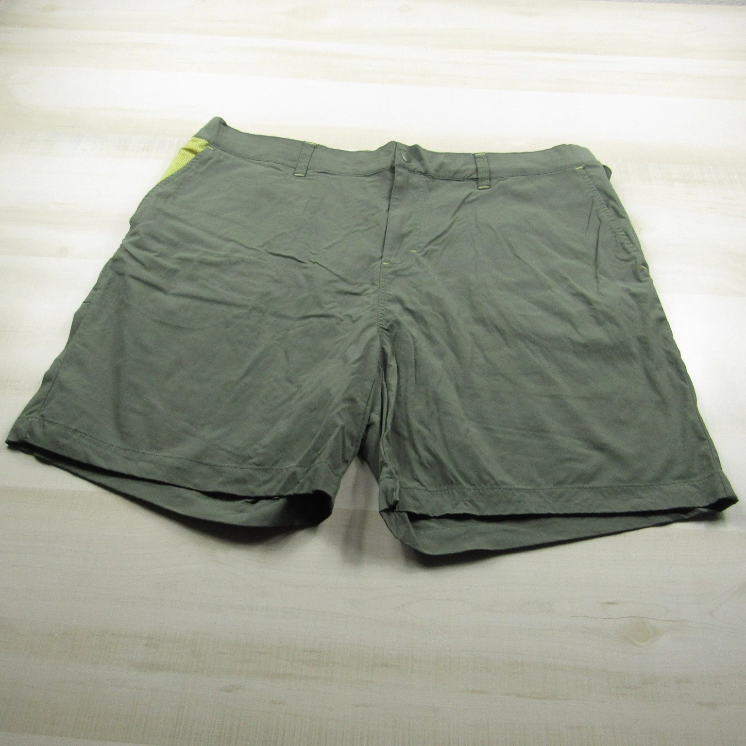 Cotopaxi Shorts Men 2XL XXL Green Hiking Tech Outdoor Stretch Nylon Hiking