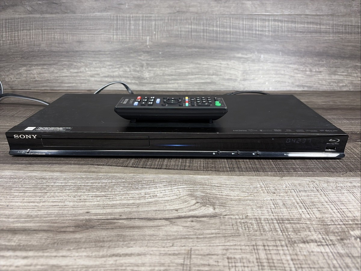 Sony BDP-S380 Blu-Ray Disc/DVD Player With Remote, Tested And