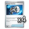 4x REVERSE HOLO Counter Catcher 160/182 Paradox Rift Pokemon Playset x4