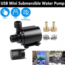 Mini USB Wasserpumpe 4W Tauchpumpe 500LH mit 1 5m Kabel für Brunnenanlagen