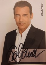 Erol Sander Autogrammkarte mit Original Unterschrift !
