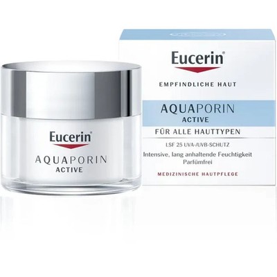 Eucerin Aquaporin Active LSF25 für Empfindliche Haut Parfumfrei 50ml Neu (325)