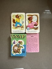 Vintage Whitman Snap Card Game 44 Cards Complete -RARE