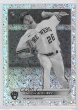 2022 Topps Chrome Black & White Mini-Diamond Refractor Aaron Ashby #80 0m4q