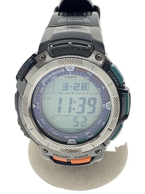 PROTREK PRW-1000J Quartz Digital Outdoor Watch Black Excellent JAPAN