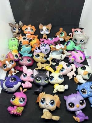 Littlest Pet Shop large Lot Of 30 Pets Mix Of generations all 3-10 value  