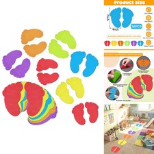Outus 72 Pcs Carpet Feet Spots Markers Classic Color Classroom Floor