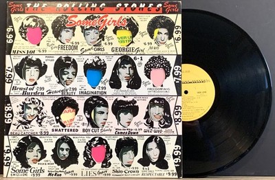 THE ROLLING STONES SOME GIRLS LP COC 39108 ROCK VINYL RE 1978 CENSORED COVER NM