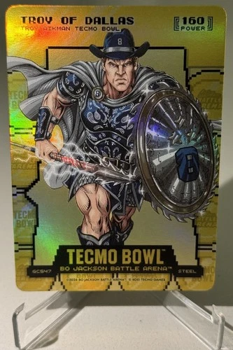 2026 Bo Jackson Battle Arena - Tecmo- Troy of Dallas- Steel- Gold Coin- 160 SSP!