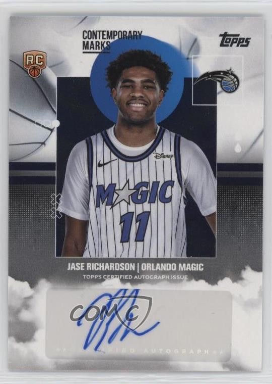 2025-26 Topps Contemporary Marks Jase Richardson #CM-JR Rookie Auto RC 1e6a