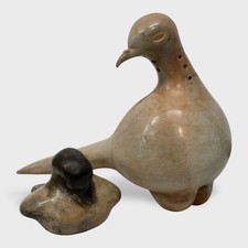 Large 12 Chulucanas Peru Pottery Bird Lot - S...