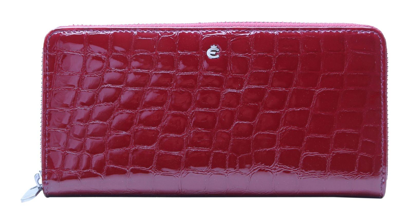 Esquire purse Nizza Long Zip Around Wallet Red