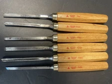 Set of 6 Wood Chisel Gouges SOLINGEN GERMANY 750 7103 7204 7206 7302 7404