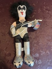Muñeco de peluche KISS Gene Simmons de Toy Works 2002 música rock original coleccionable