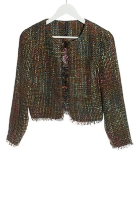 W118 BY WALTER BAKER Blazer en tweed Dames Blazer T EU 36 vert-bleu-rose - Photo 1/4