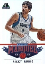 2012-13 Panini Marquee #52 Ricky Rubio Minnesota Timberwolves