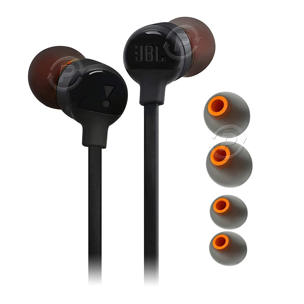 Genuine JBL T110 High Performance In-Ear Stereo Headphones with MIC Remote  Black | eBay