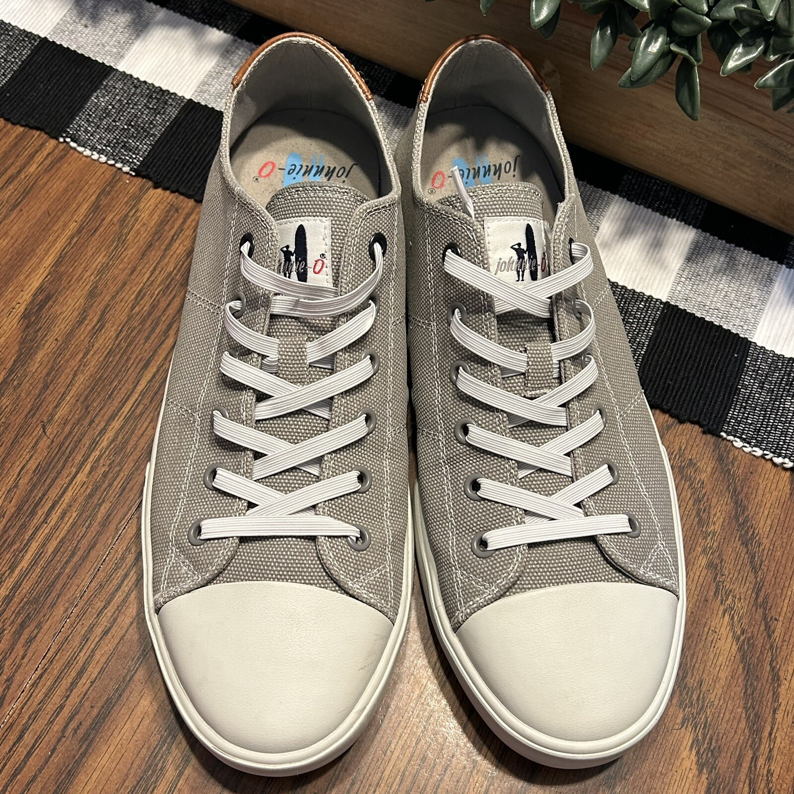 SAOLA JOHNNIE O Sneakers~Slip On~Uomo 9 5 M~Grigio~Sail Away~Casual~Antiscivolo