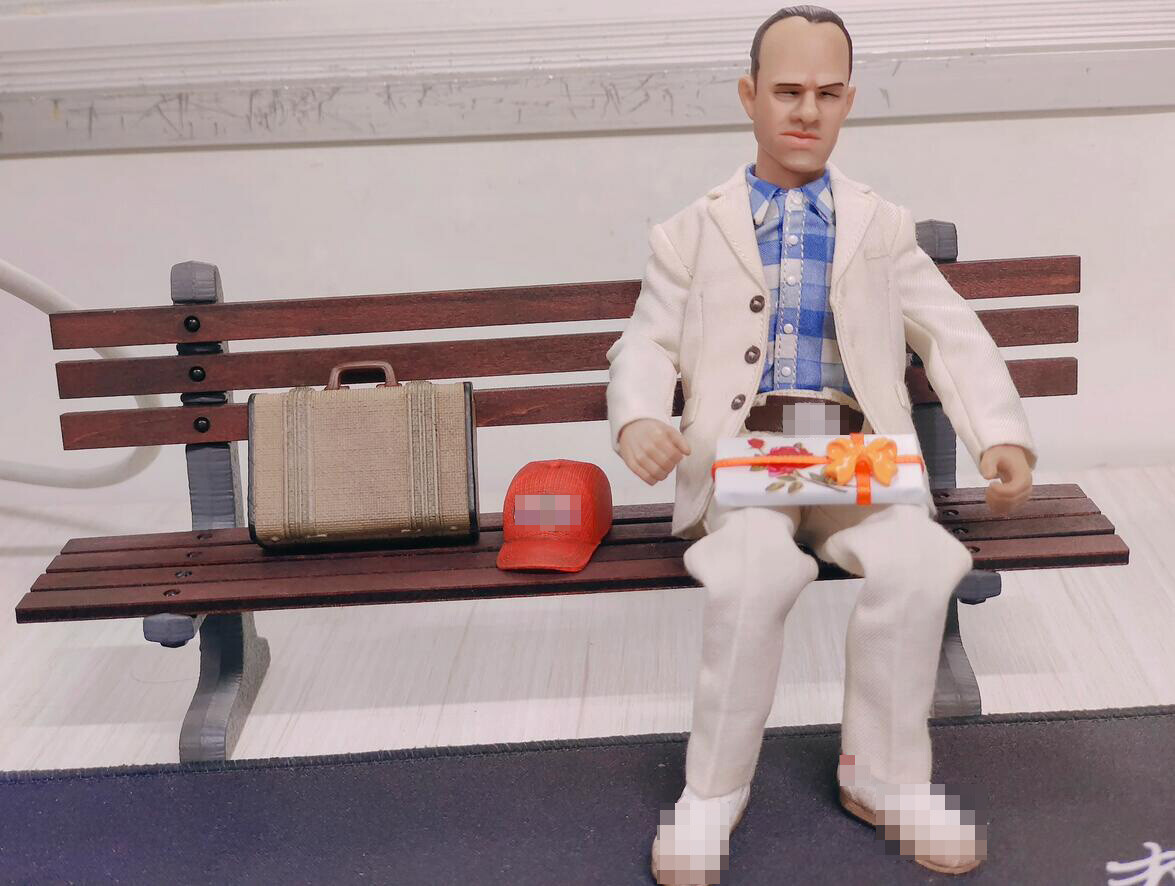 BOBTOYS 1/12 ムービー・ミュージアム シリーズ Mr.Gan BOBTOYS 1/12 FM-03B Movie Museum Forrest Gump The Good Man