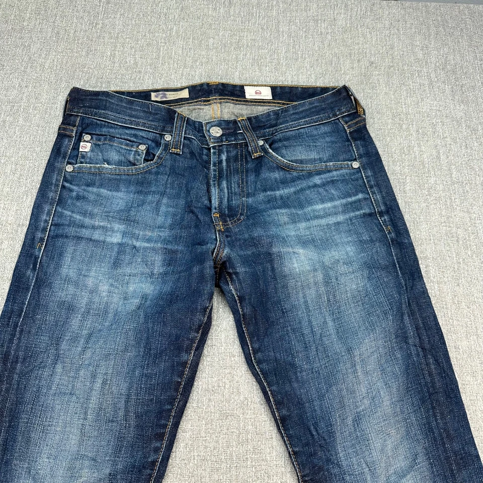 AG Adriano Goldschmied Jeans Mens 28x33 Blue The Nomad Modern Slim Stretch Denim - Image 2 of 4