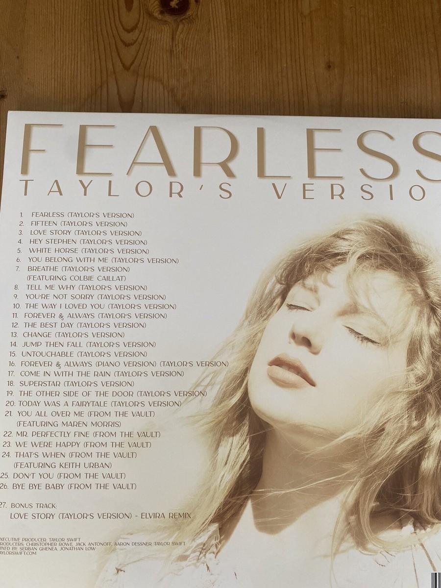 Fearless (Taylor's Version) Target Exclusive Vinyl *OPENED SPUN
