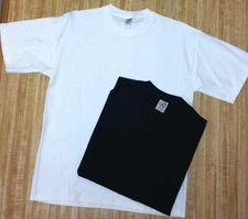 100% Ctn  Short Sleeve Adult T-Shirt. Textured fabric. Creates rugged look. USA 