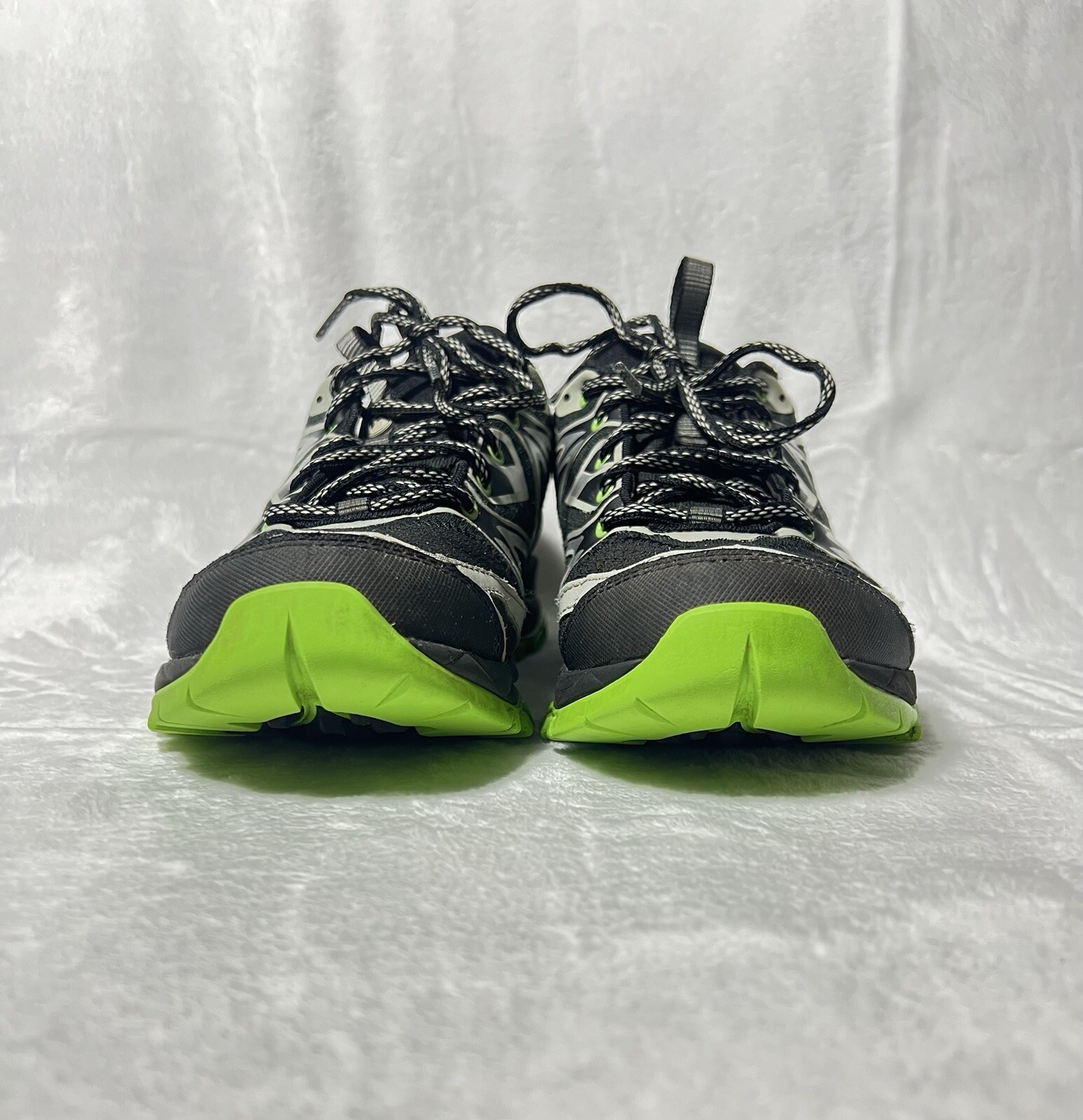 MERRELL Scarpe da trekking trail uomo nere argento e verdi taglia 7 5