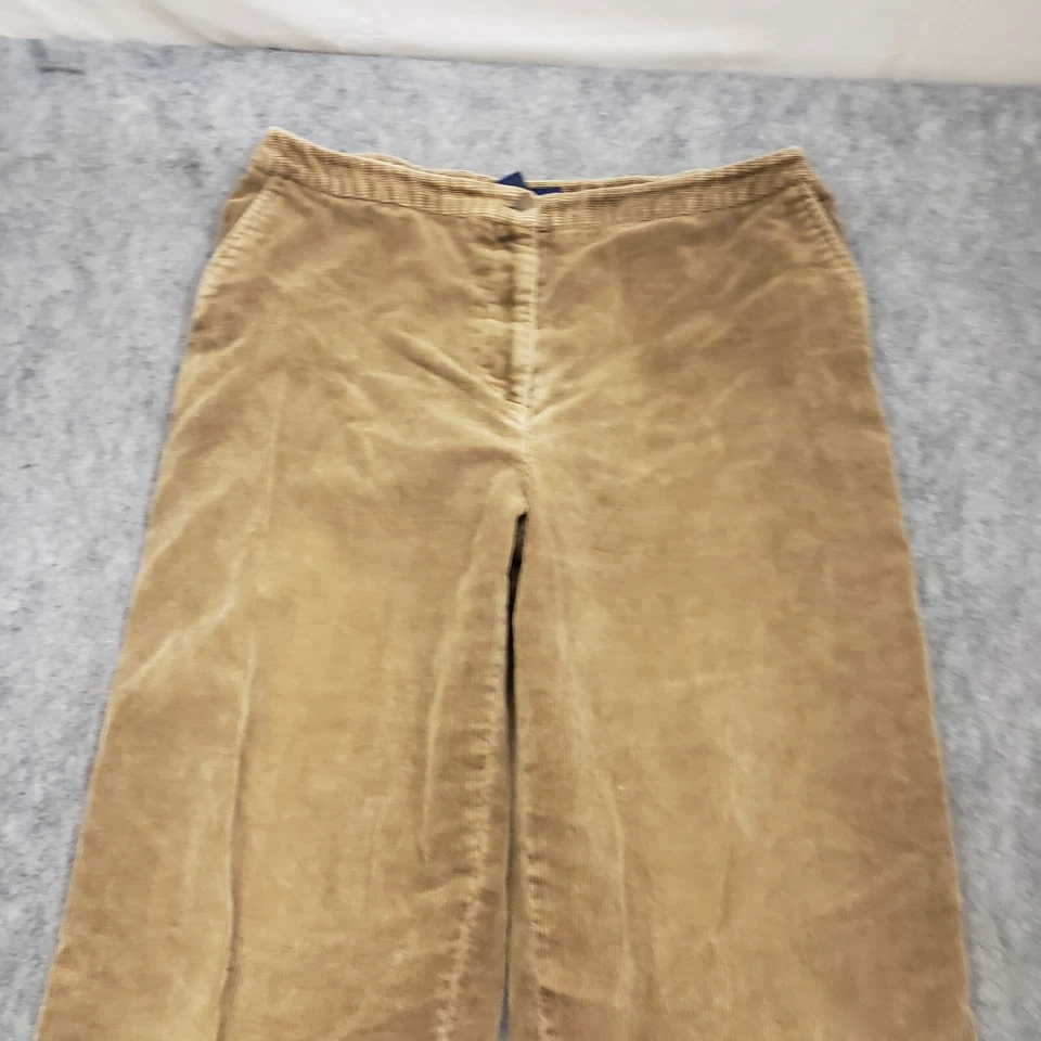 Charter Club Pants Womens 14 Brown Corduroy Straight Baggy Casual Ladies 32x28 * - Image 3 of 4