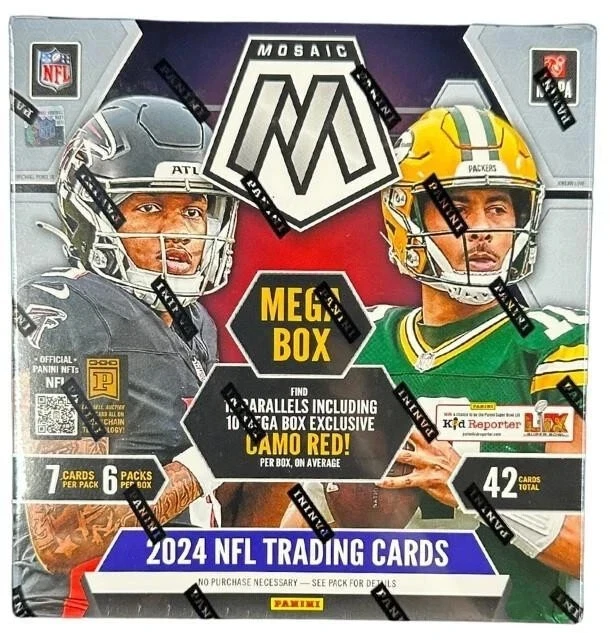 Rip & Ship - 2024 Panini Mosaic Football Hobby Mega Box (Camo Red)