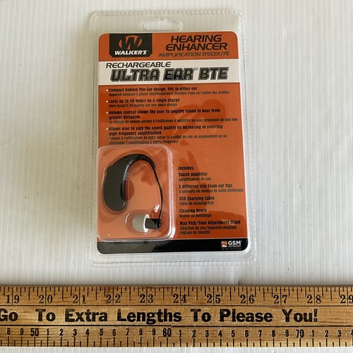 Walkers Ultra Ear BTE Rechargeable Hearing Enhancer Device GWPRCHUE