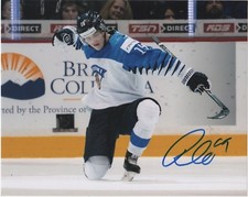 Team Finland Rasmus Kupari Signed Autographed 8x10 IIHF Photo COA #9