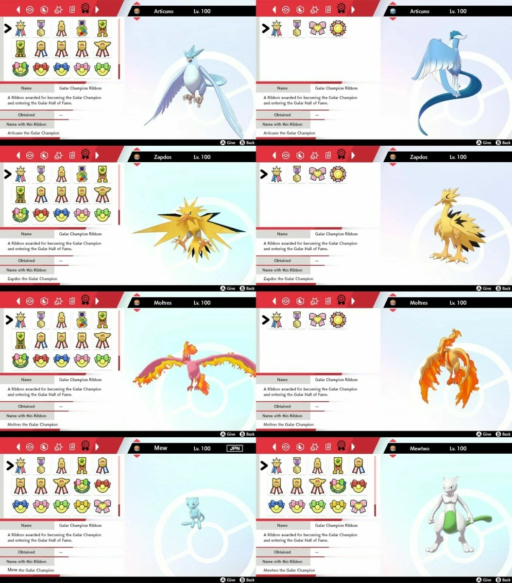 Pokemon ULTRA SUN & MOON - ALL Gen 7 Shiny Mythical Pokémon 6IVs Level 100  3DS