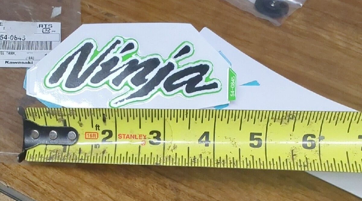 Kawasaki Ninja ZX-10R ZX-6R OEM 56054-0845 Mark Fuel Tank Decal