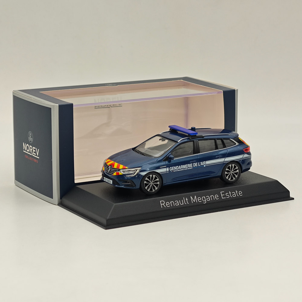Norev 1/43 Renault Megane R.S. Gendarmeria - Modello Diecast Blu - Edizione Limitata