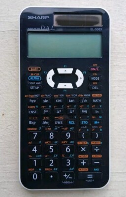 Sharp Advanced D.A.L. EL-506X Scientific Calculator with Cover | eBay