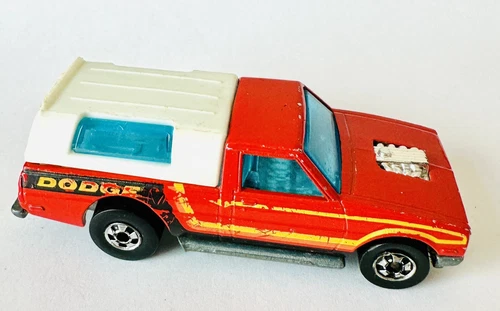 Hot Wheels Blackwall 1979 Dodge D-50 Hi-Rakers Red Camper Truck