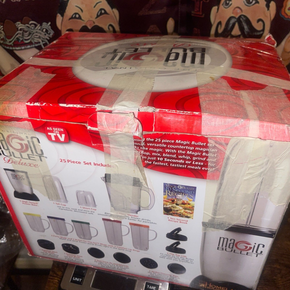 Magic Bullet Deluxe Countertop Blender System 26pc Set used Once