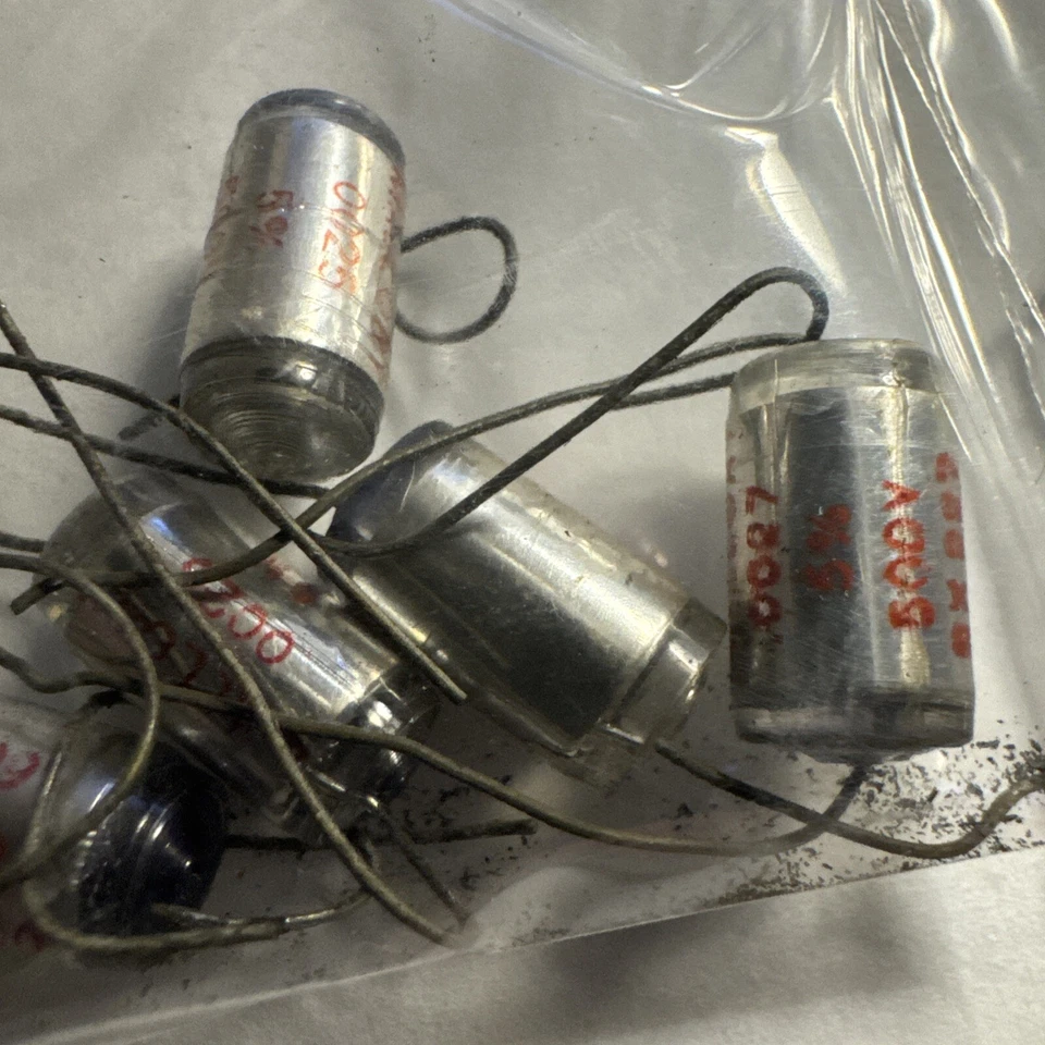 Gran Grupo Lote Película Poliestireno Vintage Antiguo RADIO Audio Condensador Envío Gratis Foto 2 de 4