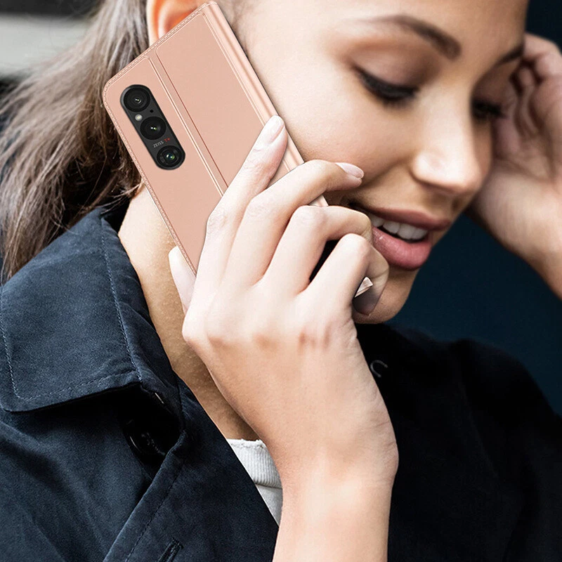 For Sony Xperia 1V 5V Phone Case Cover Fashion Leather Card Flip Protective Soft - Image 4 of 4