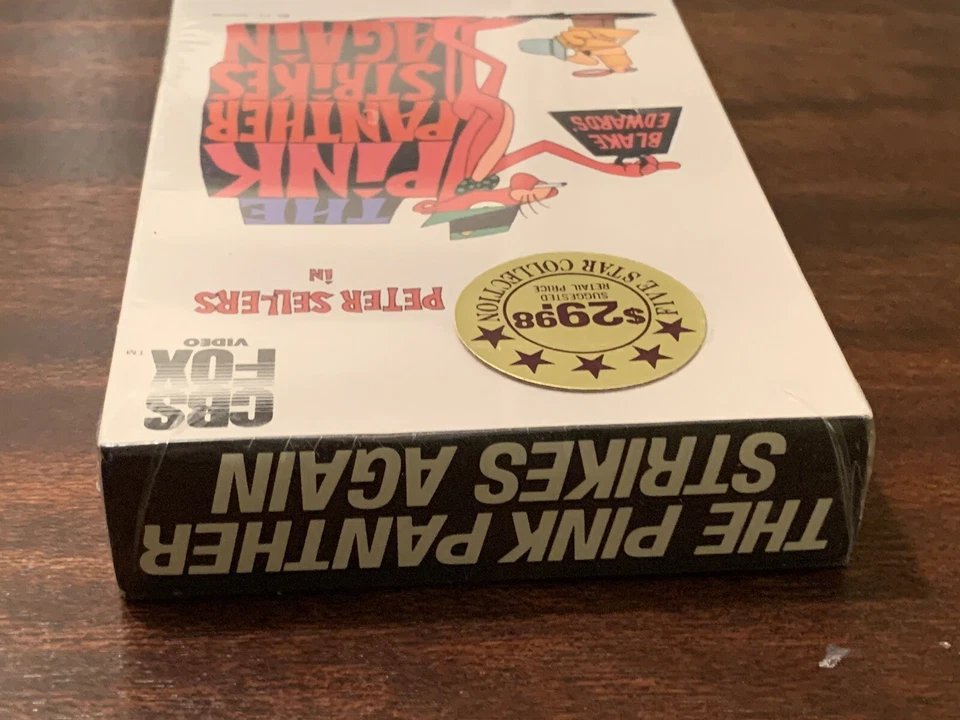 The Pink Panther Strikes Again CBS FOX VHS Brand New Factory Sealed Peter Seller Foto 4 de 4