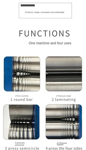 Qualität Manuelle Kombination Walzwerk Maschine Schmuck Tablettieren Verarbeitung - Bild 6 von 6