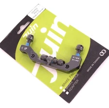 JUIN GG-PI02 Bike PM Post Mount Caliper - IS adapter Front 180/Rear 160mm Black