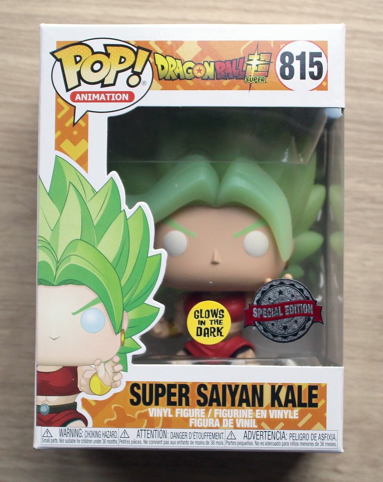 Funko Pop Dragon Ball Z Super Saiyan Kale Gitd + Protector Gratuito