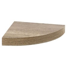 Floating Wooden Wall Mounting Corner Shelf Display Unit MDF Shelf Book Storage