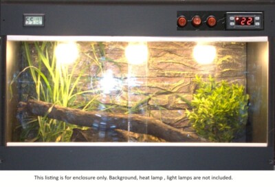 PVC reptile snkae lizzard Enclosure 60 x 40 x 40 cm with thermostat  Australia