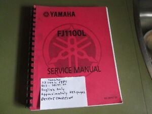 YAMAHA FJ1100 & 1200 fours 1984-1996 Haynes Repair Manual 2057