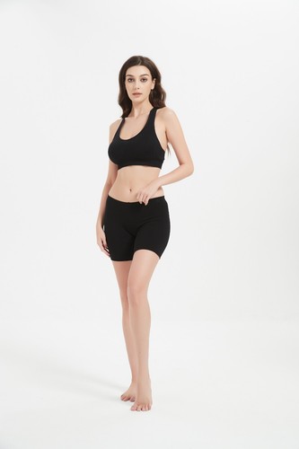 Women's Low Rise Cotton Spandex Athletic Casual Yoga Gym Bike Shorts S-5XL - Picture 5 of 34